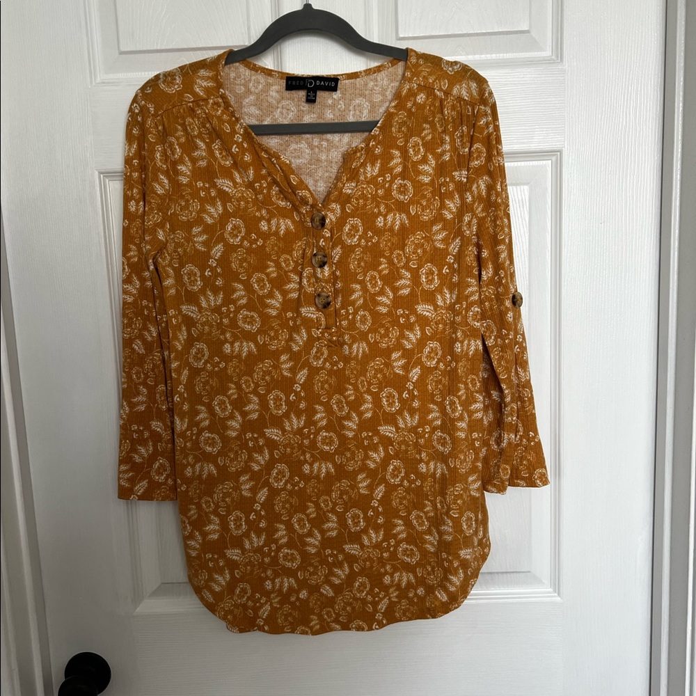 FRED DAVID Womens Blouse